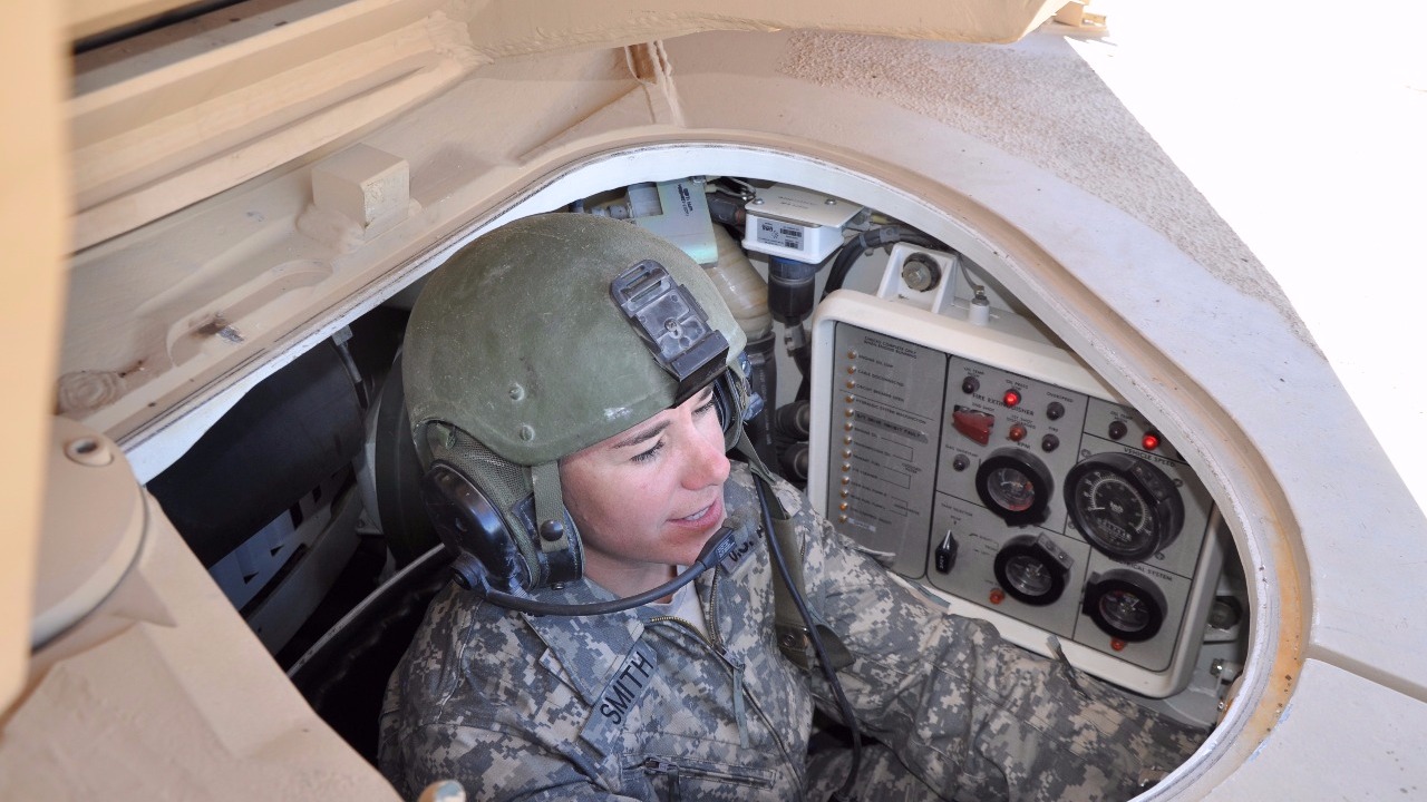 Boise woman first female tank crew member in U.S.